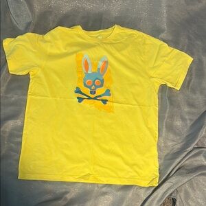 Yellow Adult Large T-Shirt with Bunny Skull Design
New never worn